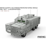 Meng 1/35 British Mastiff 2 6X6 Wheeled Protected Patrol Vehicle Plastic Model Kit