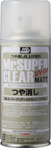 Gunze Mr. Super Clear UV Cut Matt 170mL spray B523 (Flat)