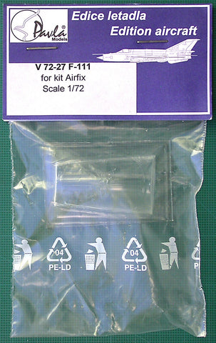 F-111 Canopy For Airfix 1/72