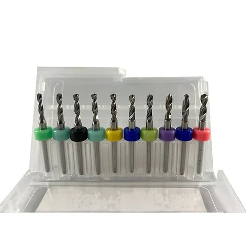 TUNGSTEN MICRO DRILL BITS 2.1MM - 3.0MM