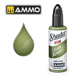 AMMO by Mig Jimenez '0739 Matt Shader - Acrylic Based Paint #Dark Green (10ml jar)