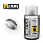 AMMO by Mig Jimenez 2305 A-STAND Metallic Lacquer - White Aluminium (30ml)