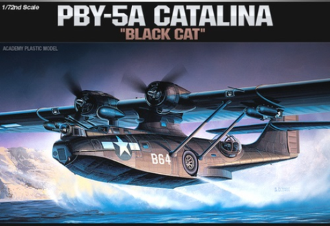 Academy 1/72 PBY-5A Catalina Plastic Model Kit *Aus Decals* [12487]