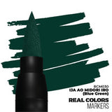 AK Interactive Real Colors Markers: IJA Ao Midori IRO (Blue Green) - Acrylic Paint Marker Item No.: AKRCM030