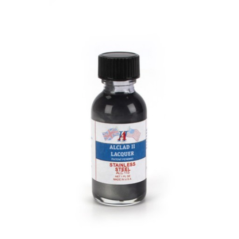 Alclad II Stainless Steel 1oz Lacquer Paint [115] Item No.: ALC-115
