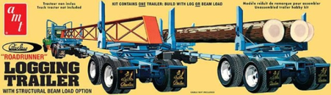 AMT 1/25 Peerless Logging Trailer Plastic Model Kit