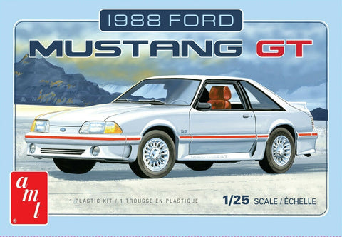 AMT 1/25 1988 Ford Mustang 2T Plastic Model Kit Item No.: AMT1216M