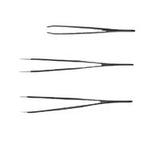 Artesania Stainless Steel Tweezer Set (Straight Curved & Flat)