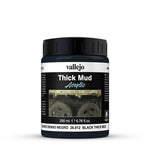 Vallejo Diorama Effects Black Thick Mud 200ml [26812] Item No.: AV26812