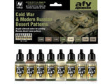 Vallejo Model Air Cold War & Modern Russian Desert Patterns 8 Colour Acrylic Paint Set [71620]
