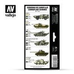 Vallejo Model Air Cold War & Modern Russian Green Patterns 8 Colour Acrylic Paint Set [71621]