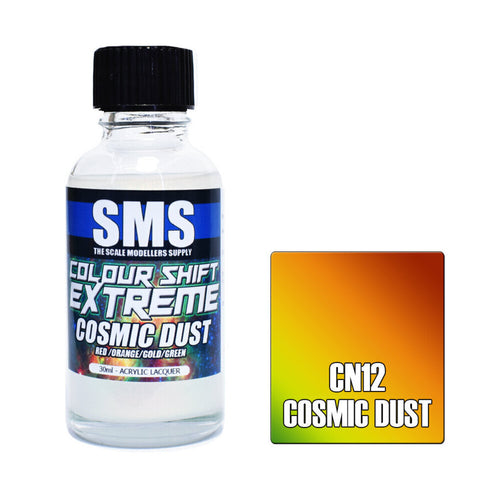 CN12 Colour Shift Extreme COSMIC DUST (RED/ORANGE/GOLD/GREEN) 30ml