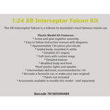 DDA 1:24 Plastic Kit XB V8 Interceptor