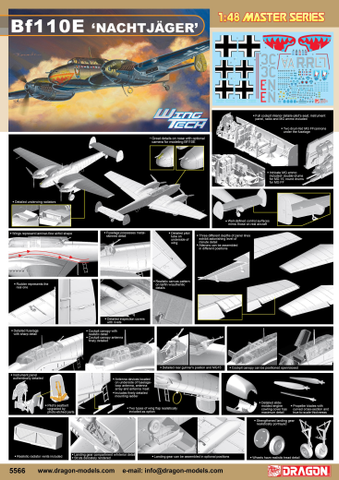 Dragon 1/48 Bf110E Nachtjager