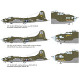 Eduard 11183 1/48 The Bloody Hundredth 1943 - USAAF Boeing B-17F Flying Fortress, 100th Bomb Group. Lapel Pin Included