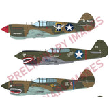 Eduard 11185 1/48 US P-40E Warhawk Fighter Aircraft DUAL COMBO [Limited Edition] **RAAF Markings**
