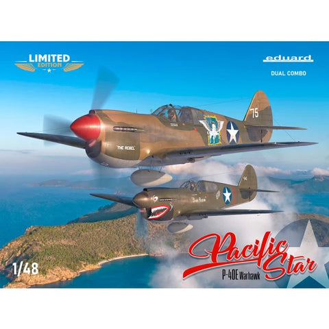 Eduard 11185 1/48 US P-40E Warhawk Fighter Aircraft DUAL COMBO [Limited Edition] **RAAF Markings**