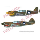 Eduard 11185 1/48 US P-40E Warhawk Fighter Aircraft DUAL COMBO [Limited Edition] **RAAF Markings**