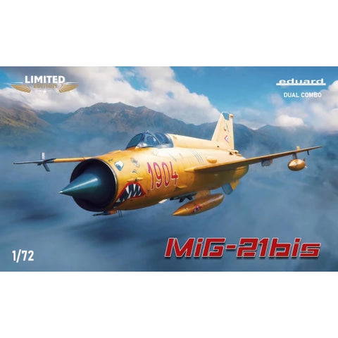 Eduard 2151 1/72 Mikoyan-Gurevich MiG-21bis Jet Plane DUAL COMBO [Limited Edition]