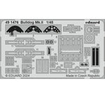 Eduard 491476 1/48 Bristol Bulldog Mk.II PE Sheets for Airfix kits