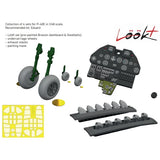 Eduard 644298 1/48 P-40E Detail Set with Rounded Exhaust Stacks for Eduard kits