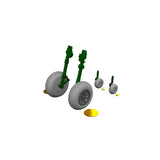 Eduard 644298 1/48 P-40E Detail Set with Rounded Exhaust Stacks for Eduard kits