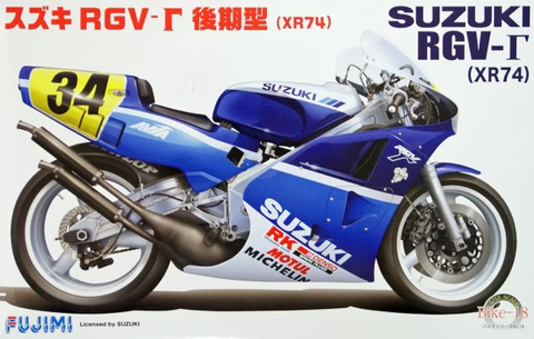 Fujimi 1/12 Suzuki RGV-Gamma Late Model (XR-74) `88 (BIKE18) Plastic Model Kit
