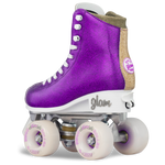 GLAM Size Adjustable Roller Skates Purple- Crazy Skates - Small