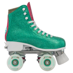 GLAM Size Adjustable Roller Skates Teal- Crazy Skates - Small