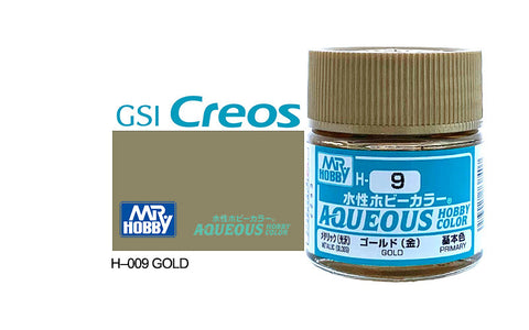 GUNZE ACRYLIC H009 METALLIC GLOSS GOLD