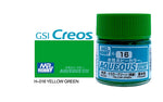 GUNZE ACRYLIC H016 SEMI-GLOSS YELLOW GREEN