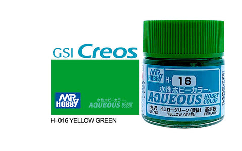 GUNZE ACRYLIC H016 SEMI-GLOSS YELLOW GREEN