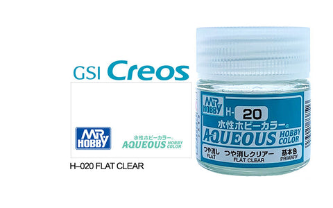 Gunze Acrylic H020 Flat Clear
