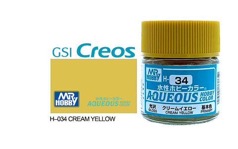 Gunze Acrylic H034 Gloss Cream Yellow