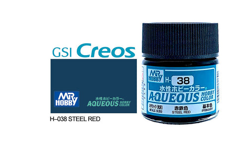Gunze Acrylic H038 Metallic Gloss Steel Red
