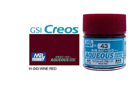 GUNZE ACRYLIC H043 GLOSS WINE RED