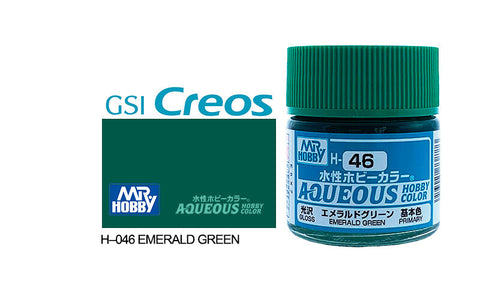 GUNZE ACRYLIC H046 GLOSS EMERALD GREEN