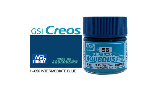 GUNZE ACRYLIC H056 SEMI-GLOSS INTERIM BLUE