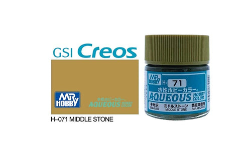 GUNZE ACRYLIC H071 SEMI-GLOSS MIDDLE STONE