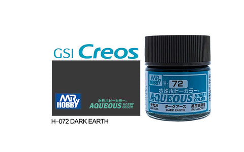 GUNZE ACRYLIC H072 SEMI-GLOSS DARK EARTH