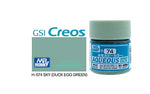 GUNZE ACRYLIC H074 SEMI-GLOSS SKYDUCK EGG GREEN
