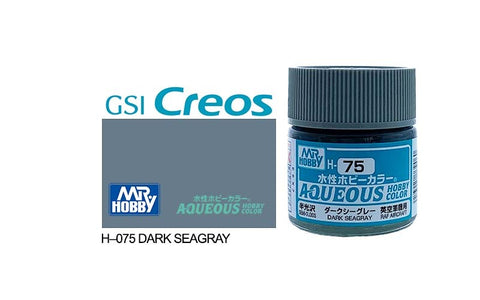 GUNZE ACRYLIC H075 SEMI-GLOSS DARK SEA GREY