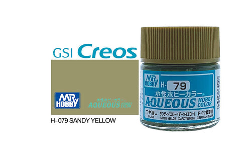 GUNZE ACRYLIC H079 SEMI-GLOSS SANDY YELLOW