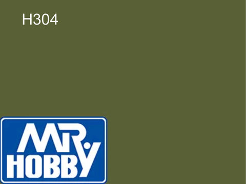 GUNZE ACRYLIC H304 SEMI-GLOSS OLIVE DRAB (FS 34087)