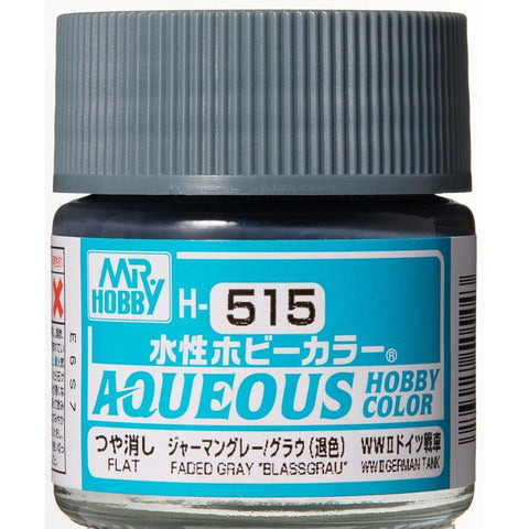 Gunze Mr Hobby Aqueous H515 Flat Faded Grey Blassgrau