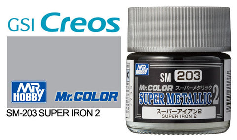 GUNZE SF203 MR. COLOR SUPER METALLIC 2 SUPER IRON 2