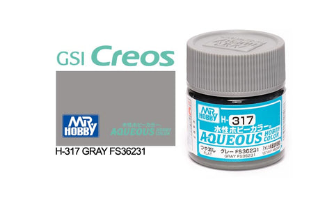 GUNZE ACRYLIC H317 FLAT GREY (FS 36231)
