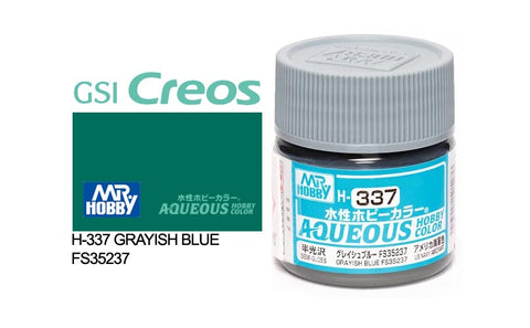 GUNZE ACRYLIC H337 SEMI-GLOSS GREYISH BLUE (FS 35737)