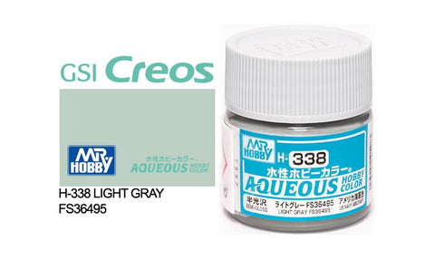GUNZE ACRYLIC H338 SEMI-GLOSS LIGHT GREY (FS 36495)