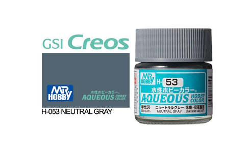 GUNZE ACRYLIC H053 SEMI-GLOSS NEUTRAL GREY